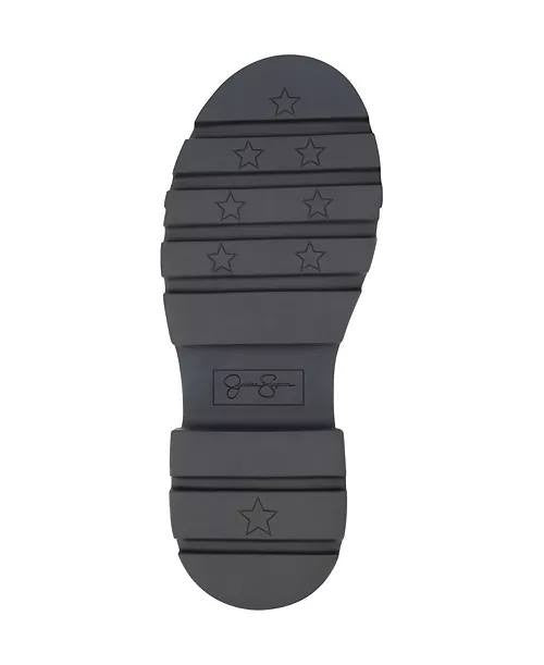 Jessica Simpson Black Polyurethane Moto Boots 3 New in Box MSRP $52