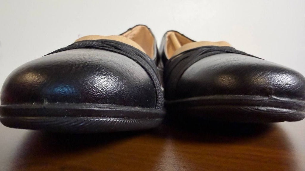 LifeStride Incredible 2 Flats 7.5M Black Slip‑On Wedge Comfort NIB msrp$79