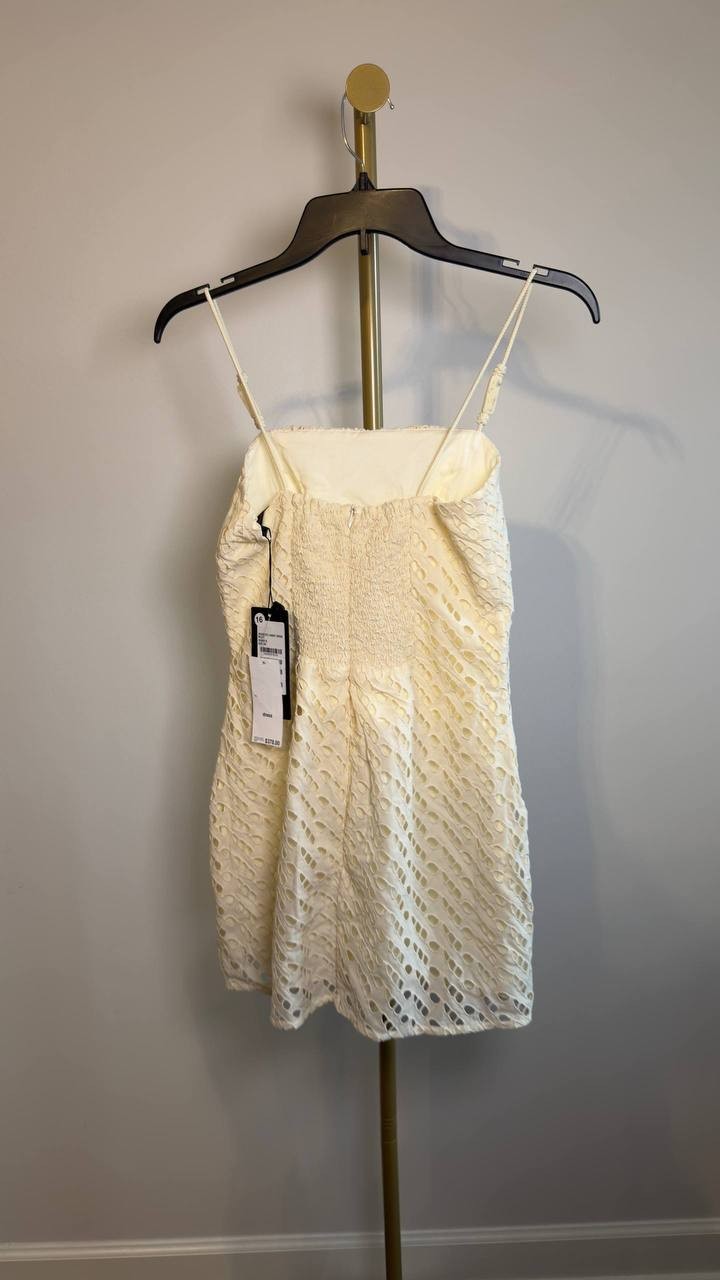 ViX Paula Hermanny Eyelet Venice Short Dress Multi XS NWT $378