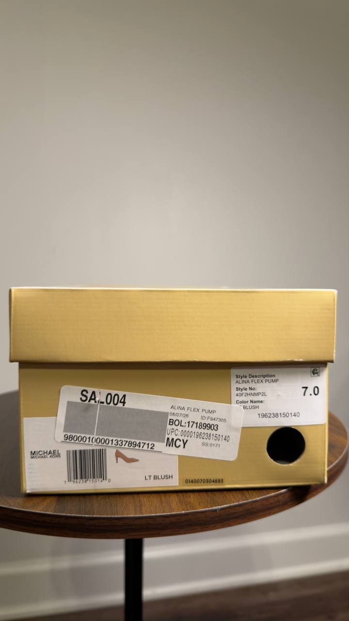 Michael  Michael  Kors  Flex  Pointed  Toe  Pumps  Blush  7  New $119.50