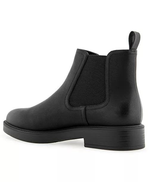 Aerosoles Leather Chelsea Boots 8.5W Black New in Box MSRP $129