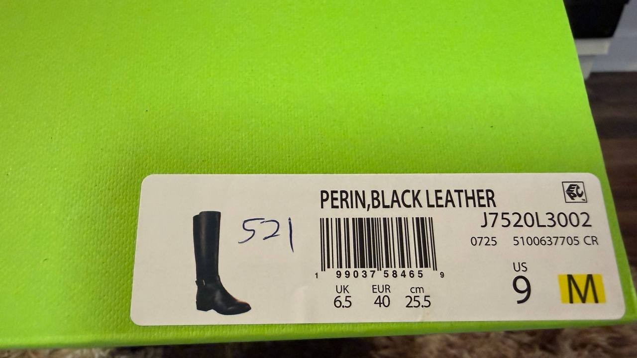 Sam Edelman Perin Boots 9M Black Leather Tall Round Toe Zip New In Box msrp$225