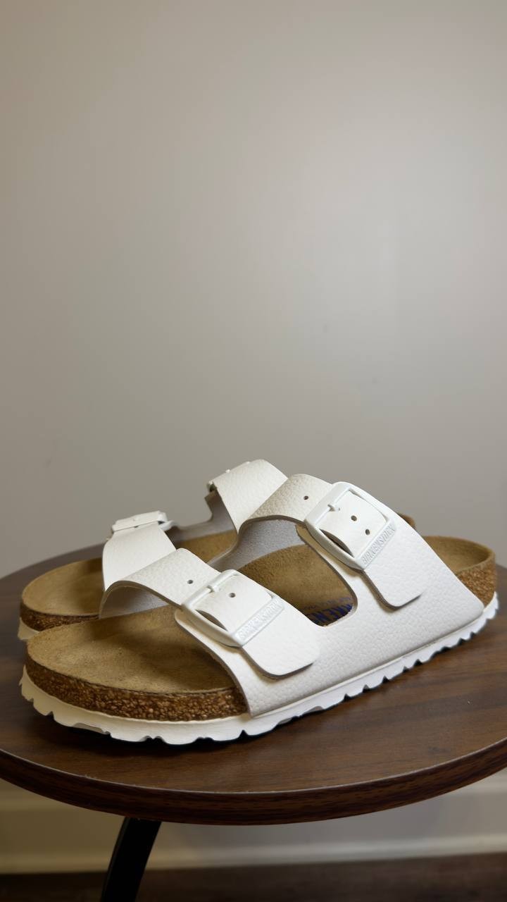 Birkenstock Sandals White 5 Narrow Fit New $179.00