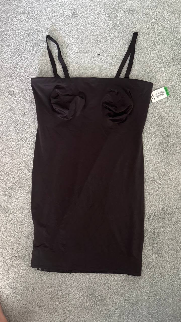 Miraclesuit Show Stopper Firm-Control Strapless Convertible Slip Black L