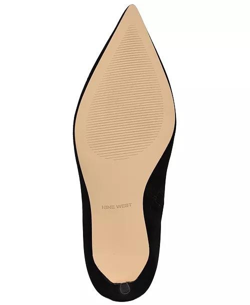 Nine West Cook Tall Stiletto Dress Boots Black 6M Suede Knee High $249 NWB