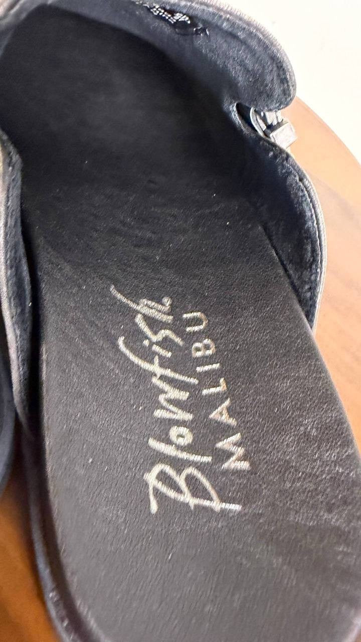 Blowfish Malibu Skylar Clogs 11M Black Slip‑On Buckle Studded NIB $74.99