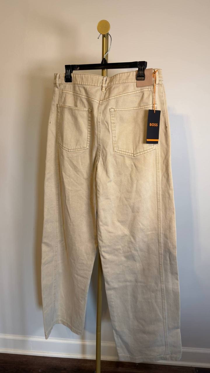 BOSS Marlina Cotton Utility Pants Rust 10 NWT $179