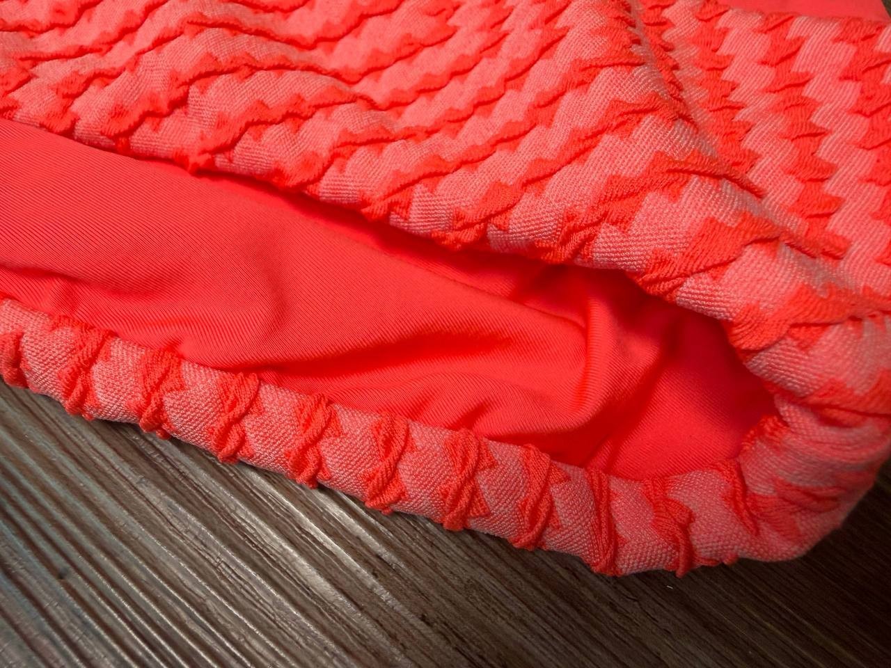 Becca Connect High Waist Bikini Bottoms Red M NWT $68