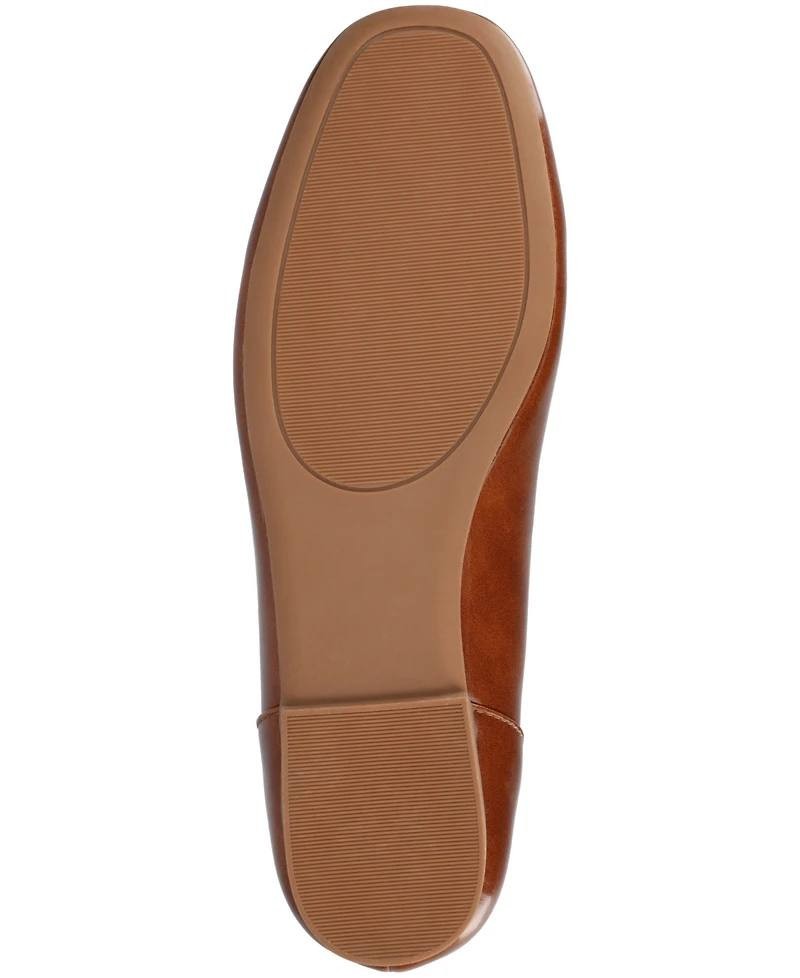 Journee Cognac Ballet Flats 7WD NIB MSRP $79