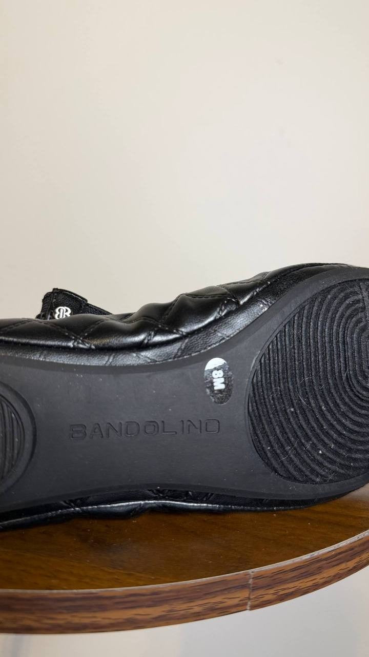 Bandolino Black Man‑Made Ballet Flats 8M NIB MSRP $79
