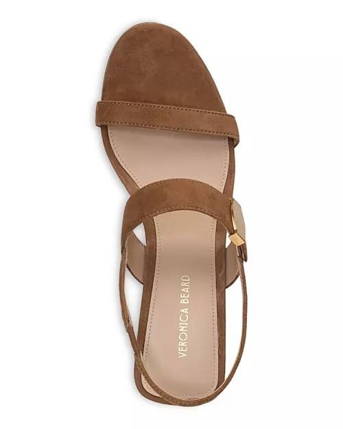 Veronica  Beard  Slingback  Sandals  Chestnut  7  M  Pre‑Owned  $395