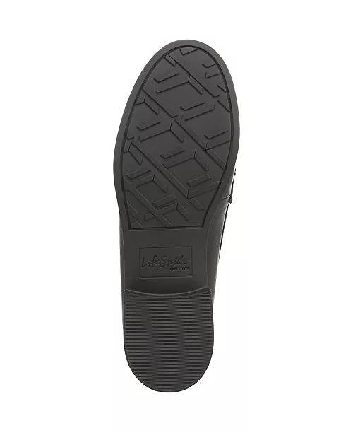 Life Stride  Sonoma  2  Slip‑On  Penny  Loafers  Black  Smooth 7  M  NWT  $80