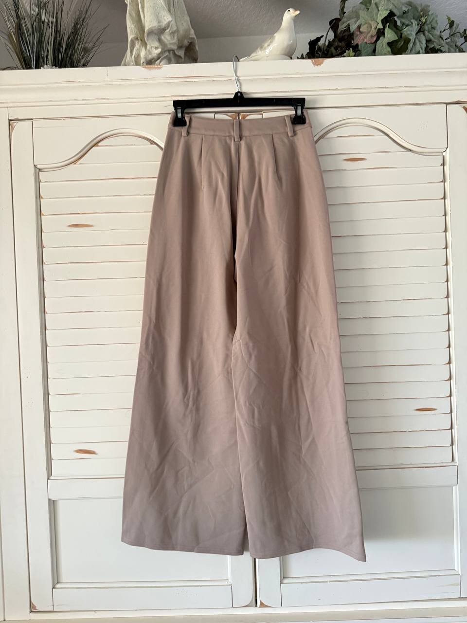 Bar III Petite Seamed Wide-Leg Ponté Pants Brown P/P NWT MSRP$59.50