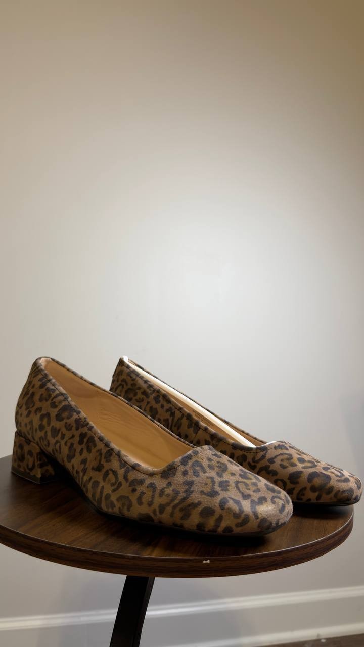 Easy Spirit Block Heel Pumps Leopard 11 M New With Box $99.00