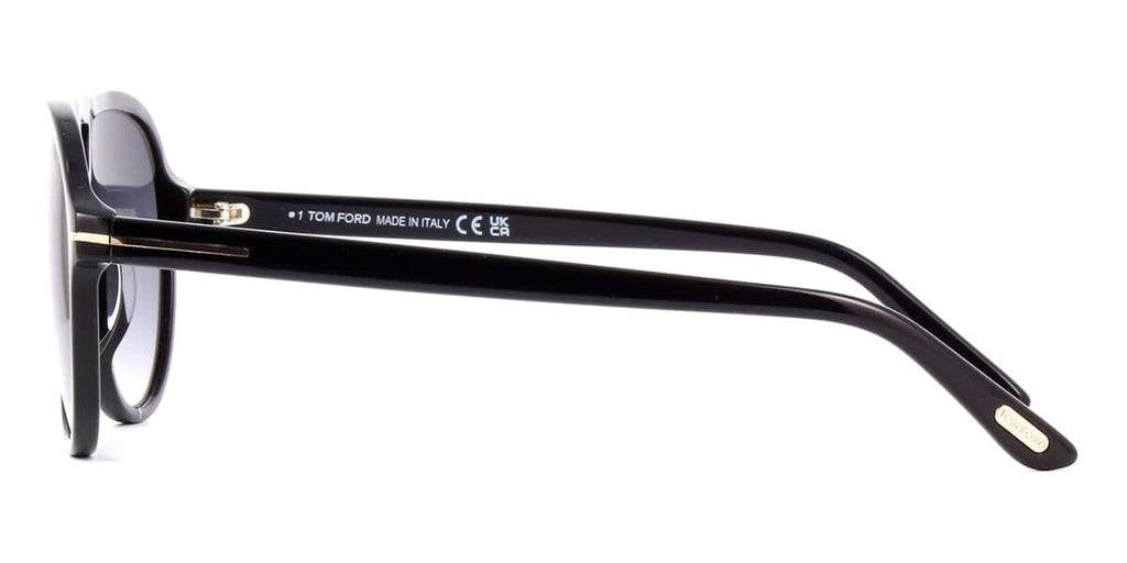 Tom  Ford   Sunglasses  Shiny  Black/Smoke  Gradient  OS  NWT  $325 