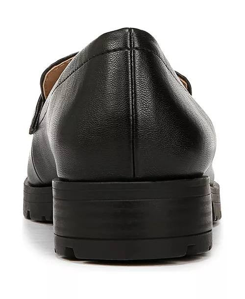 LifeStride Black Faux Leather Loafers 11M NIB MSRP $89.99
