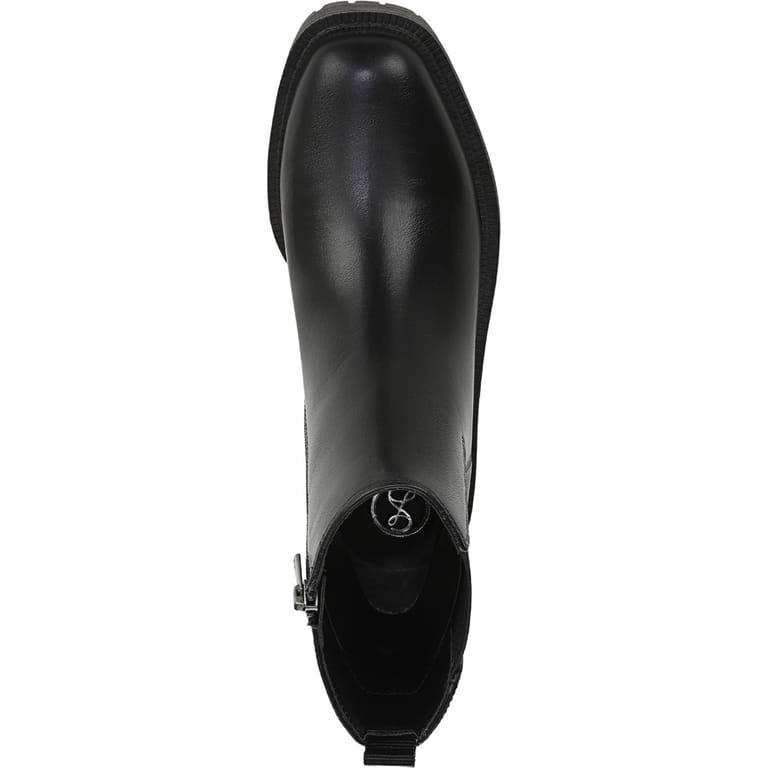 Sam & Libby Black Man‑Made Booties 9M NIB MSRP $95