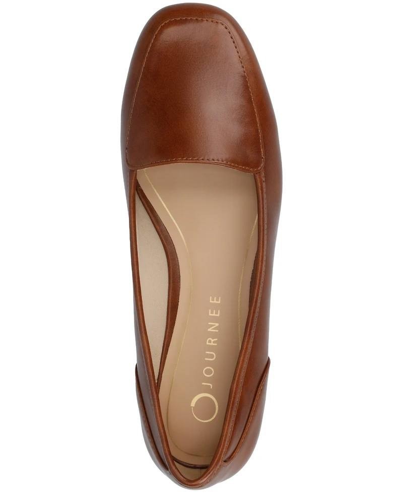 Journee Cognac Ballet Flats 7WD NIB MSRP $79