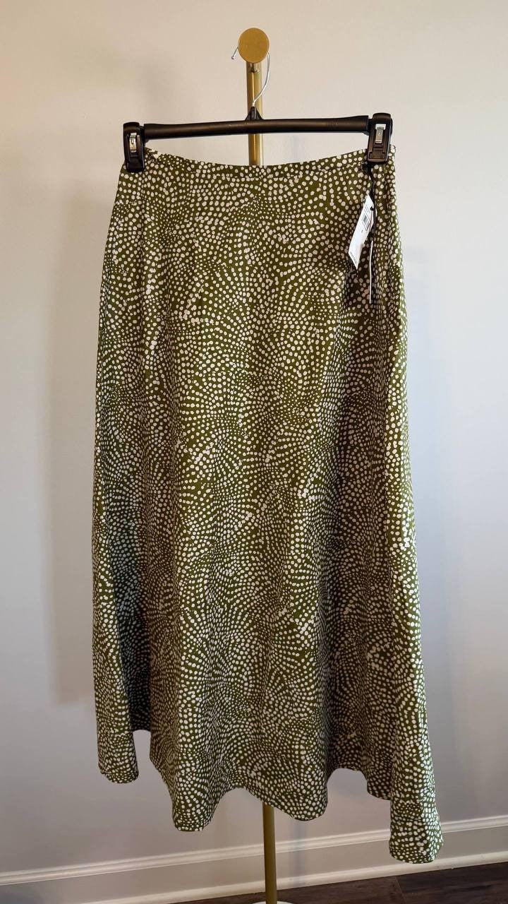 1.STATE Women’s Cotton Printed Maxi Skirt Multi 6 $99 NWT
