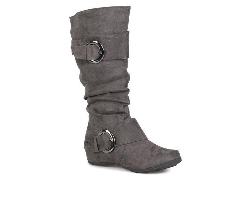 Journee Collection Women’s Jester Wide Calf Boots Grey 10 MSRP $114.99 NWB