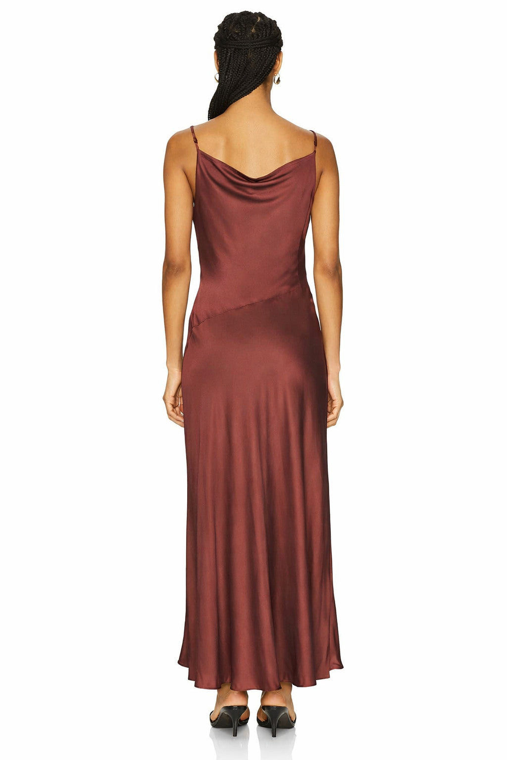 ASTR the Label Glynis Sleeveless Viscose Dress Mulberry L NWT $109