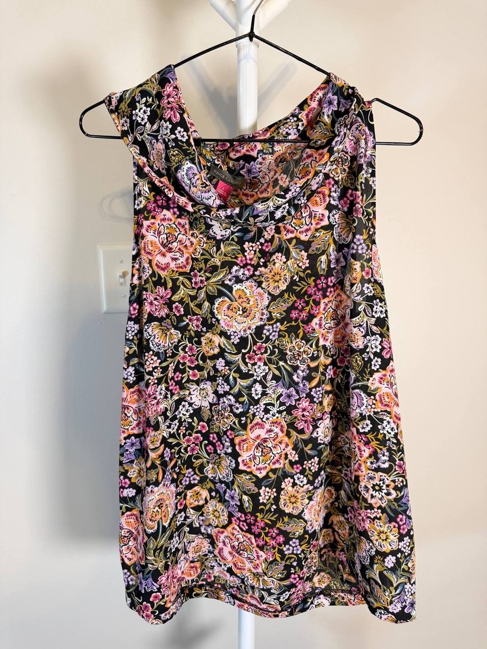 Vince Camuto Floral Midi Dress – Size L – NWT