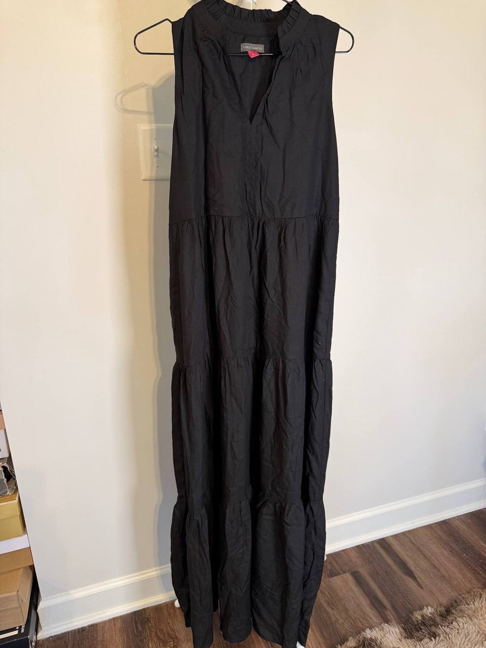 Vince Camuto Split‑Neck Sleeveless Maxi Dress – XS – NWT – $69