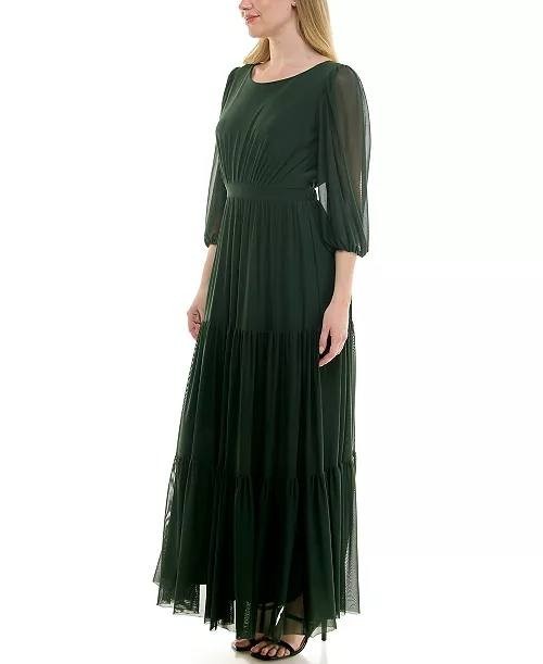 Taylor Scoop‑Neck Tiered A‑Line Dress – Size 8 – NWOT – $128