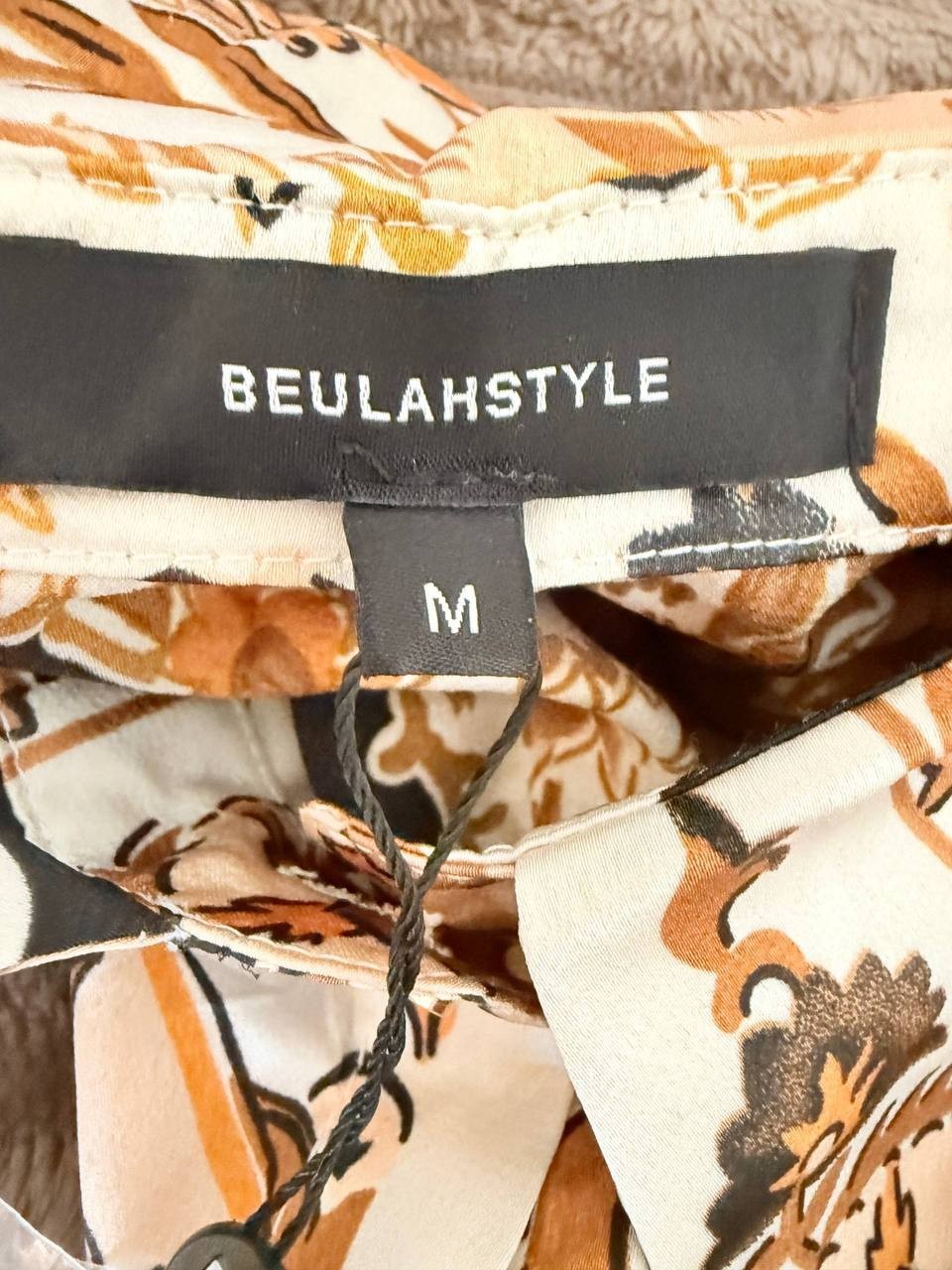 BEULAHSTYLE “Leaves Changing” Buttoned Blousel – Size S M – NWT – $128