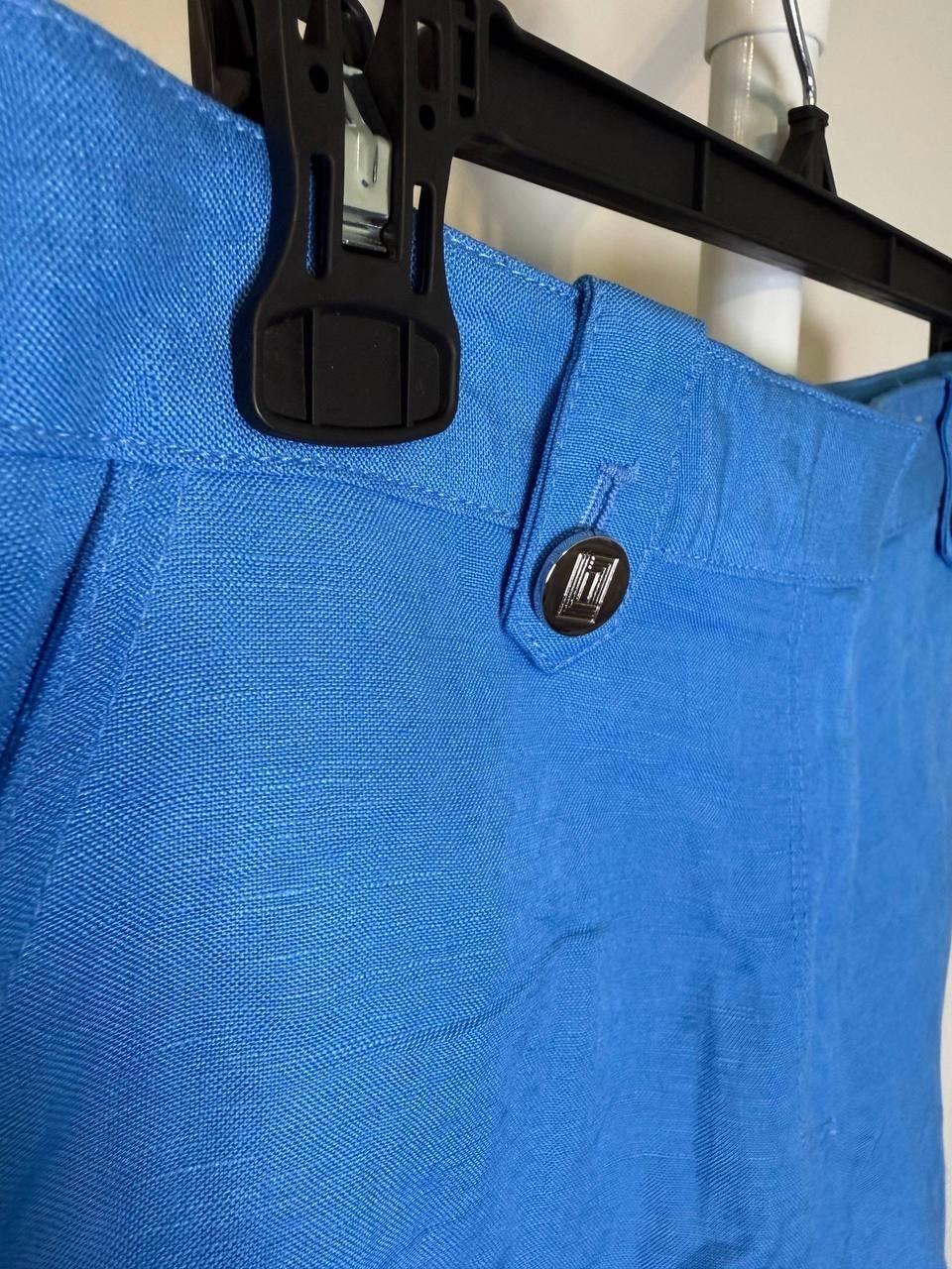 Karl Lagerfeld Paris Linen‑Blend Straight‑Leg Cargo Pants – Size 6 – NWT
