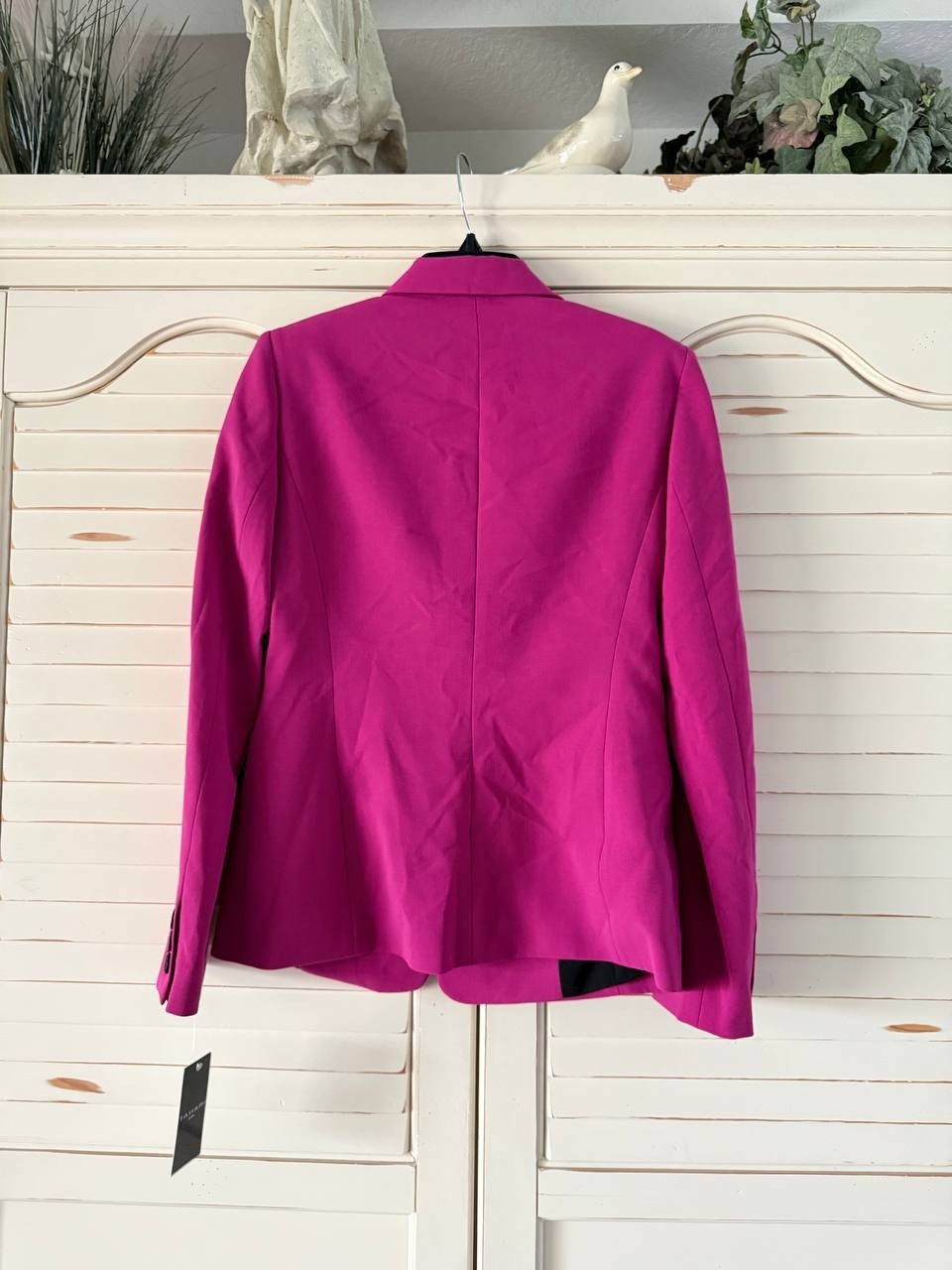 Tahari ASL Wild Berry Button Lapel Blazer Size 4 NWT $149 – Elegant Statement