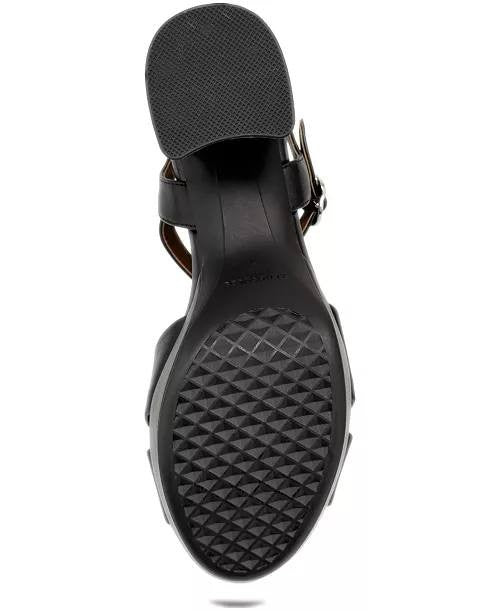 Aerosoles  Platform  Sandals  Black  7.5M  New  $99