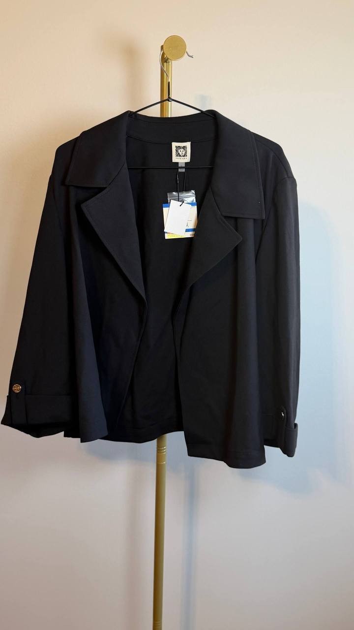 Anne Klein Women’s Blazer Black Size XL NWT $129