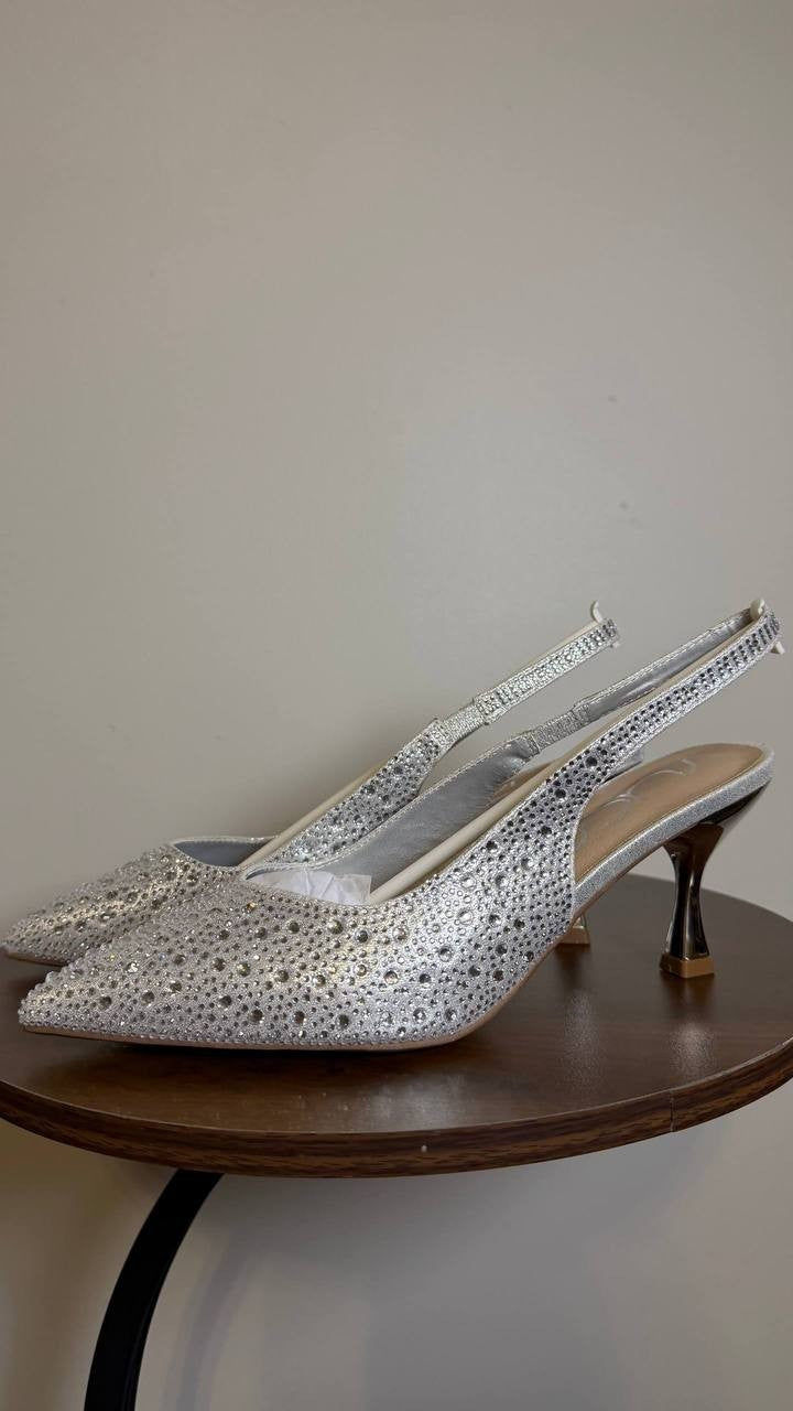Sugar Silver Man‑Made Dress Pumps Women’s Size 9.5M – New in Box MSRP $69