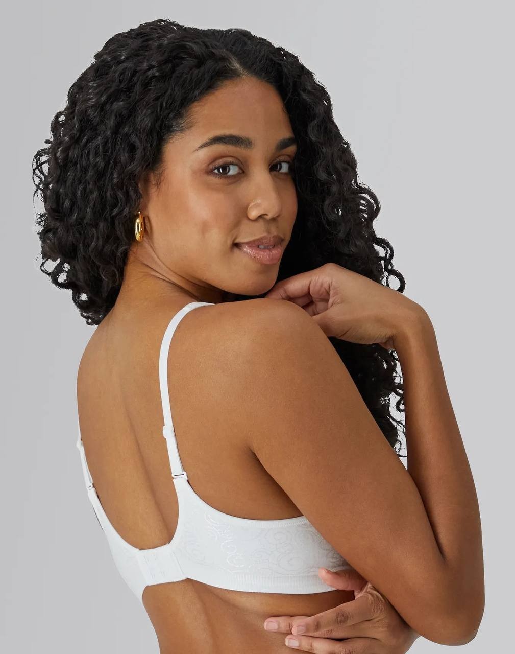 Bali Comfort Revolution Wirefree Bra – Style 3463 – Size 38D – White New with T