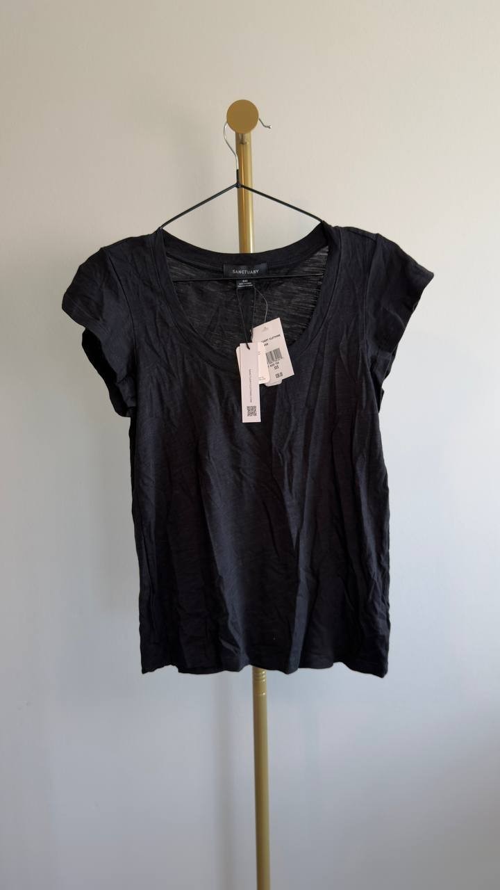 Sanctuary Women’s West Side Tee Black XXS NWT $39