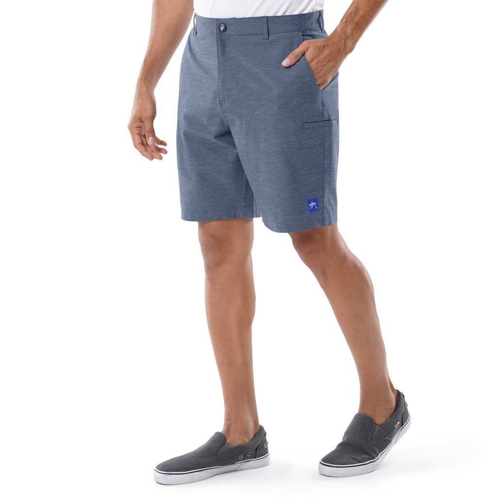 Guy Harvey Men’s Performance 4‑Way Stretch Hybrid Shorts Navy 40 $65 NWT