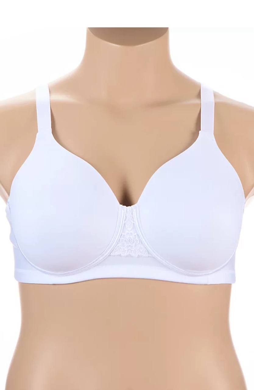 Vanity Fair Beauty Back Full Figure Wirefree Bra Style 71380 – Size 40DDD White
