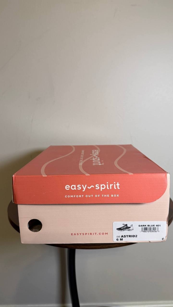 Easy Spirit Dark Blue Textile/Man‑Made Slip‑On Sneakers 6M NIB MSRP $89