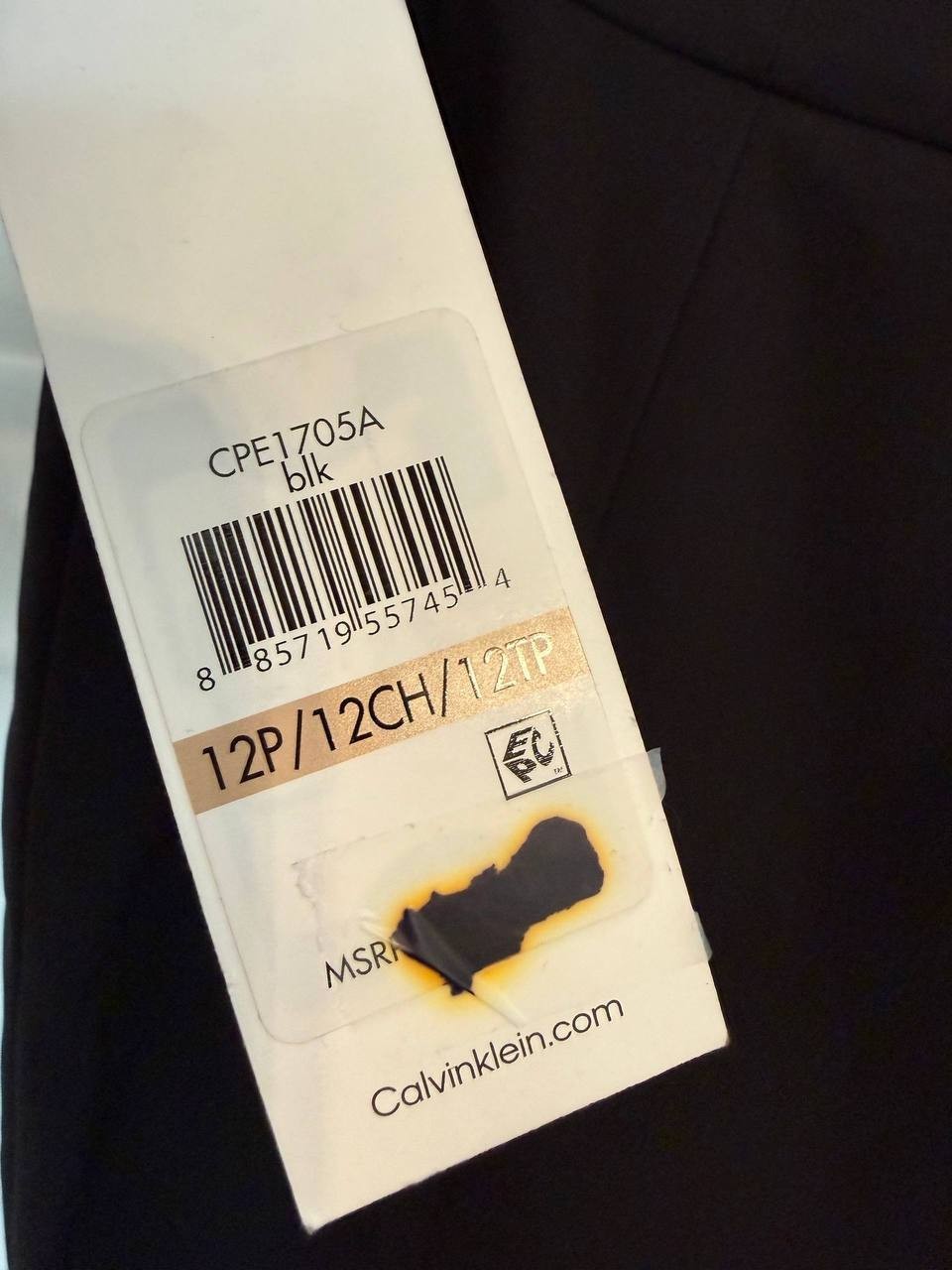 Calvin Klein Petite Pencil Skirt – Size 12P – Black – NWT – $69.98