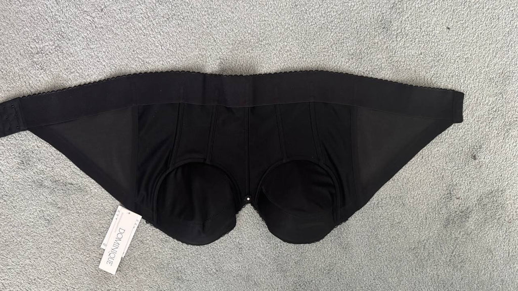 Dominique Longline Strapless Backless Bra for Low-Back Dresses Black 40B