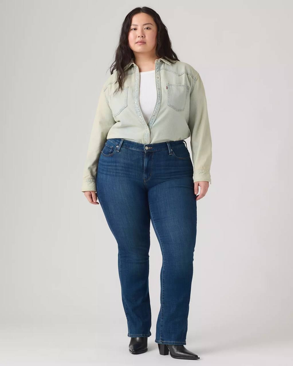 Levi’s Classic Bootcut Jeans Plus Size 26W Lapis Awe NWT $69.50