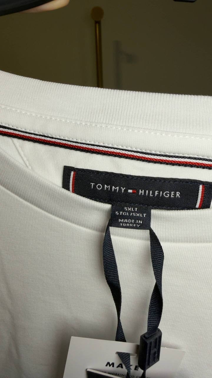 Tommy Hilfiger Regular Fit T‑Shirt White 5XL NWT $59.50