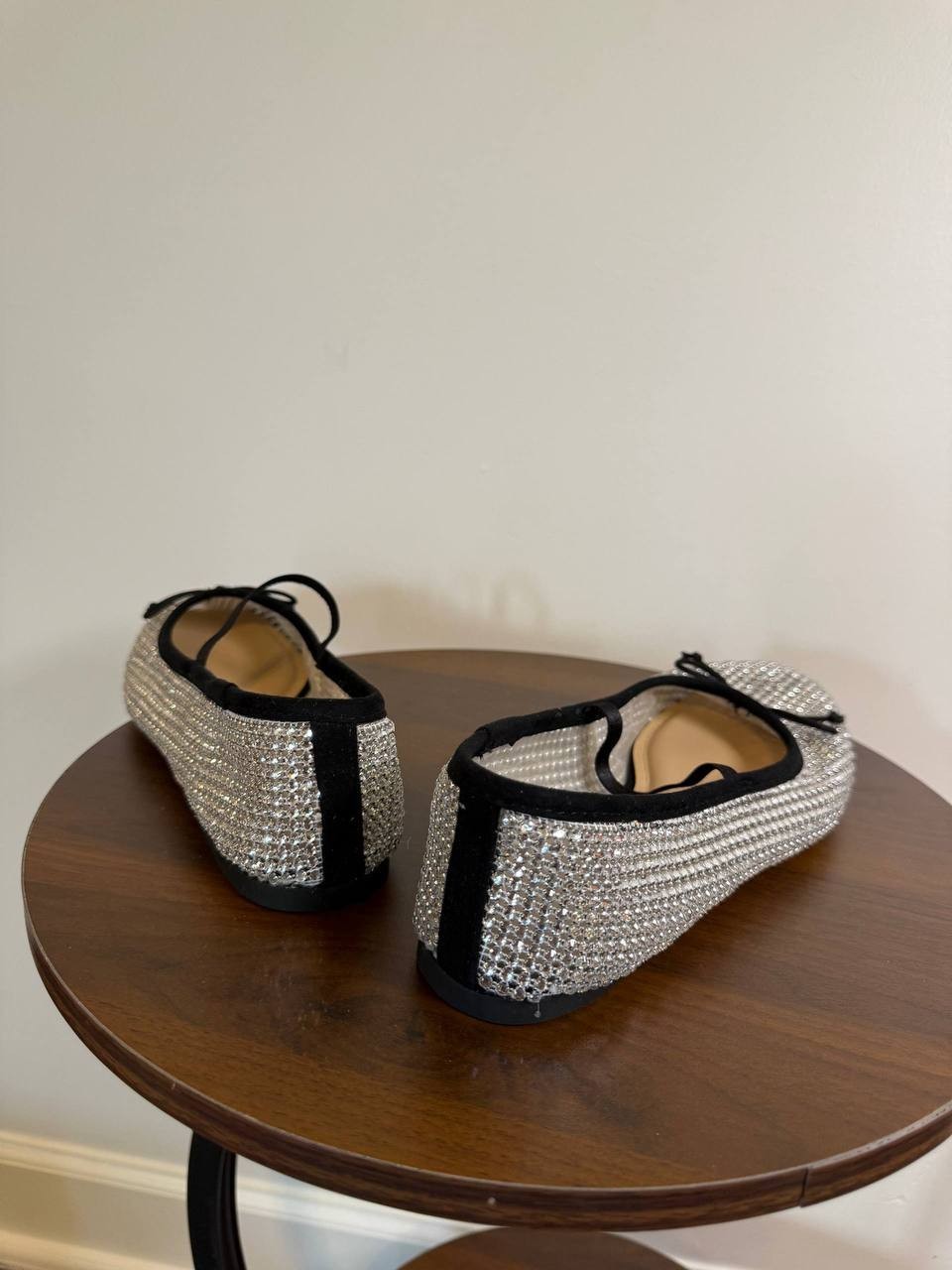 On 34th Farrahh Ballet Flats – Bling Chainmail – Size 7M – NIB