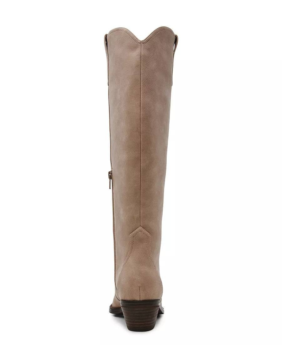 Dolce Vita Kit Boots 10 Dune Man‑Made Knee‑High Cowboy Pointed Toe NIB msrp$99
