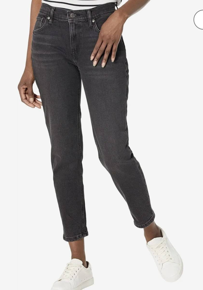 Lauren Ralph Lauren Relaxed Tapered Jeans Empire Black 4 NWT $178
