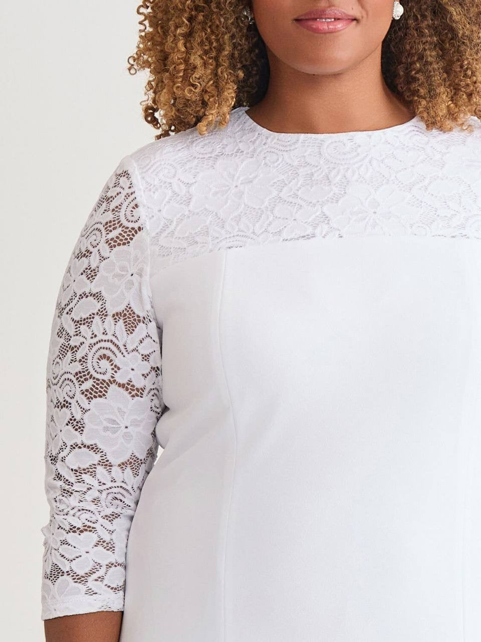 Kasper Yoke Sheath Dress – Size L – NWT – $99