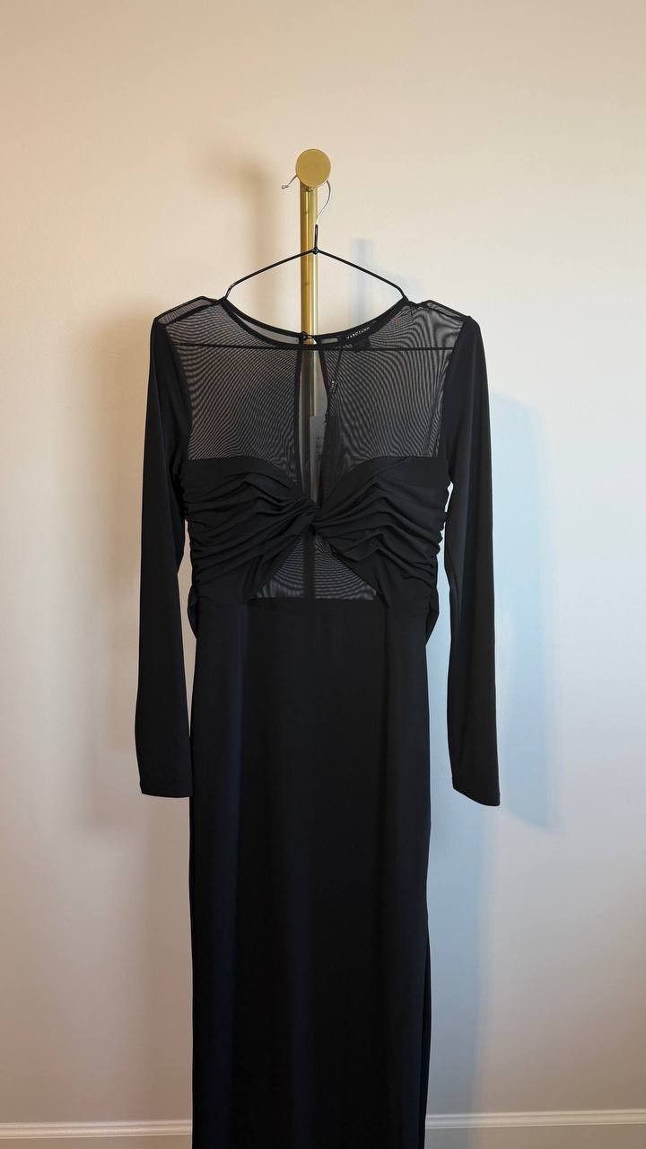 Marciano by Guess Eco Audrina Maxi Dress Black Size 6 NWT $280