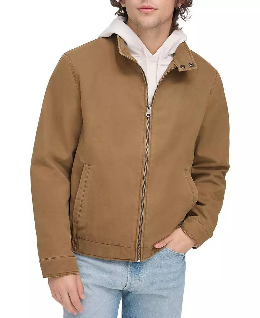 Levi’s Men’s Stand‑Collar Jacket Brown L $150 NWT