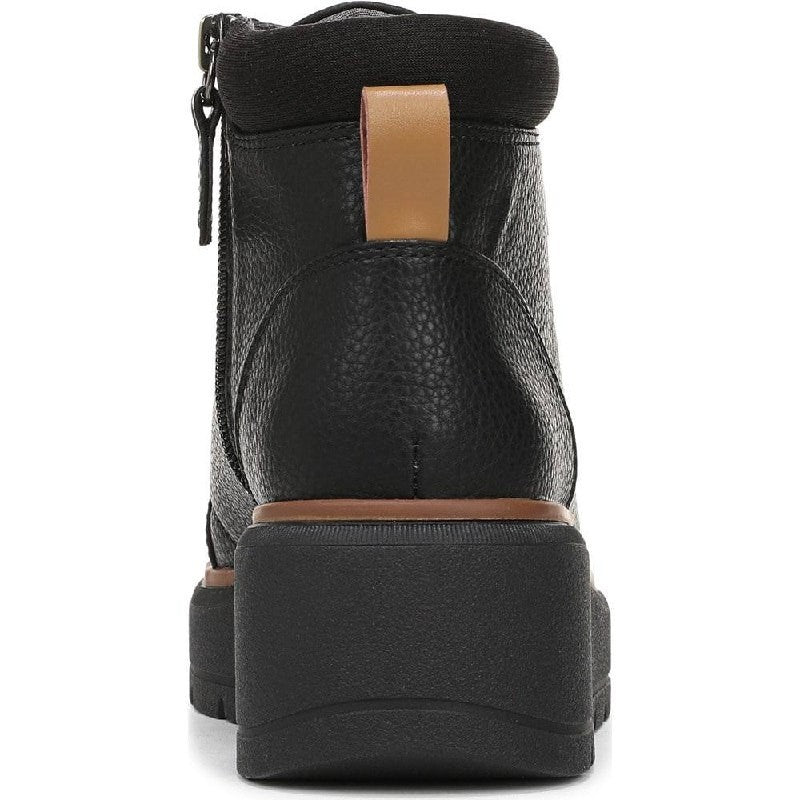 Dr. Scholl’s Nice Day Max Alpine Boots 7M Black Faux Leather Wedge NIB msrp$125